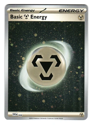 Basic Metal Energy (Cosmos Holo) 008 Sv01: Scarlet & Violet Base Set Holo NM - Image 1 of 2