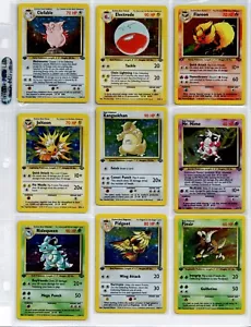 1st Edition Pokemon Jungle Master Set 64/64 100% Complete + EVERY HOLO - Picture 1 of 16