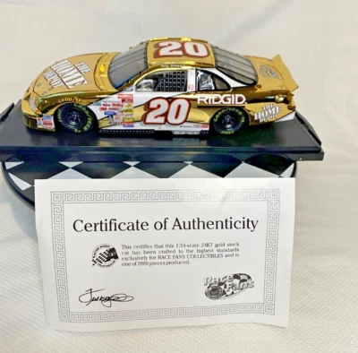 2000 RFO Тони Стюарт No20 Home Depot «Новичок года» 11100 1/24 «1 из 2000» - Изображение 1 из 4