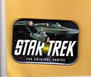 STAR TREK THE ORIGINAL REFRIGERATOR MAGNET WITH ROUNDED CORNER - Picture 1 of 2
