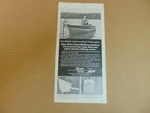 1971 MINN KOTA ELECTRIC FISHING MOTORS Printanzeige - Bild 1 von 1