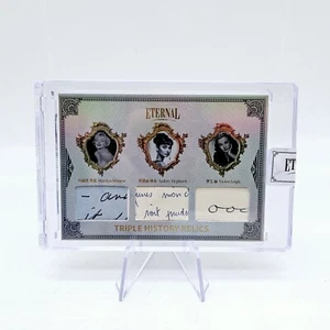 2024 Eternal Cuts Marilyn Monroe Aubrey Hepburn Vivien Leigh Triple Relic /50 - Picture 1 of 4
