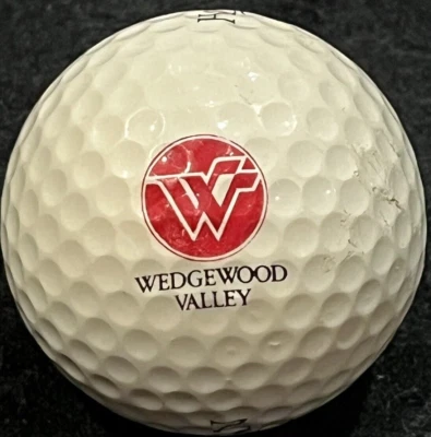 Wedgewood Valley Logo Golf Ball Woodbury, MN Hogan 392 - Image 1 of 4