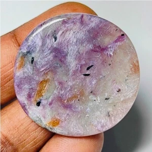 Charoite Stone Natural Charoite Gemstone Cabochon Loose Jewelry 50 Cts. ME-11104 - Picture 1 of 4