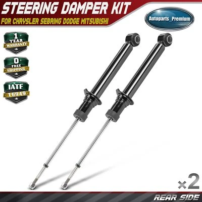 2x Rear Side Shock Absorber for Chrysler Sebring 01-05 Dodge Stratus Mitsubishi - Image 1 of 4