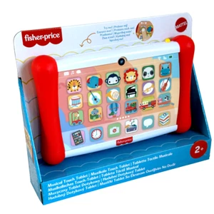Fisher-Price Touch & Play Tablet Funny Sounds Musical Toy 2+ Years Kids Gift - Picture 1 of 5