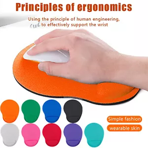 Mouse PadGel With Wrist Computer Arm Rest Desk Wrist Elbow Support Gel - Picture 1 of 32