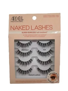 Ardell - Streifenwimpern - nackte Wimpern 424 - 4er-Pack - Bild 1 von 2
