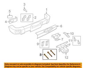 CHRYSLER OEM Brake-Front-Backing Plate Dust Splash Shield Bolt 6507649AA - Picture 1 of 2