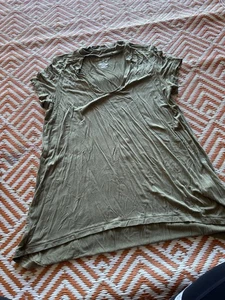 American Eagle soft & Sexy T Size Smal Olive Green - Picture 1 of 9
