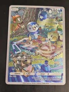 Piplup 34 Promo A Pokemon TCG Pocket Custom Textured Fanart Card - Picture 1 of 3