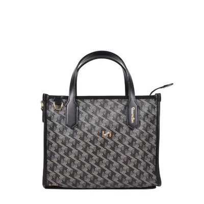 Mini bolsa Resurrection Lanius quadrada couro preto ombro golfe Japão - Imagem 1 de 4