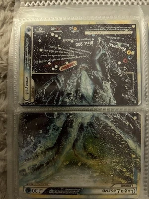 Lugia LEGEND Top & Bottom 113/123 & 114/123 HeartGold & SoulSilver Pokemon Cards - Image 1 of 4