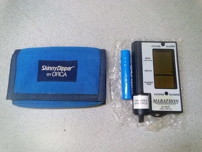 SkinnyDipper by Orca Vintage Scuba Computer w Case 1986 - Image 1 of 3