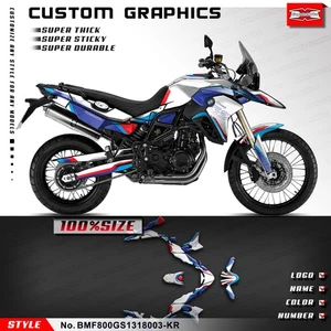 Graphics Decal Kit Motorcycle for BMW F800GS F800 GS 2013 2014 2015 2016 2017 18 - Foto 1 di 6