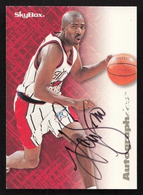 1996-97 SkyBox Premium Kenny Smith Auto Autographics Black Ink Card - Image 1 of 2