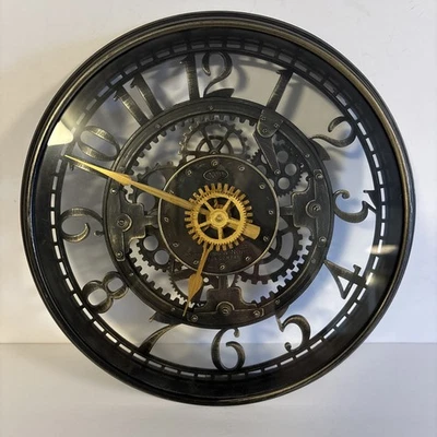 "Reloj de pared Steampunk Sterling Noble engranaje móvil batería de 11,5"" de diámetro" Foto 1 de 4