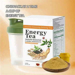2025 NEW Energy Tea Immune Booster Ginseng Tea, Chinese Ginseng Oolong Tea - Picture 1 of 9