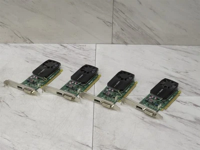 4x Nvidia Quadro K620 2GB Gráfico DVI Display Port Alto Perfil 765147-001 Foto 1 de 4