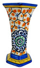 DITMAR URBACH LAJOS KASSAK TCHEQUE BOHEME Vase cornet ART DECO Czechoslovakia