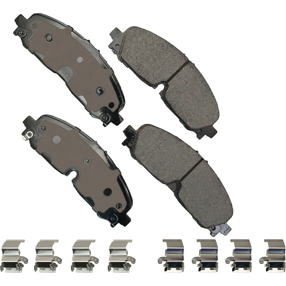 Front Disc Brake Pad Set Akebono ACT2371 for Cadillac, Chevrolet, GMC Foto 1 de 1