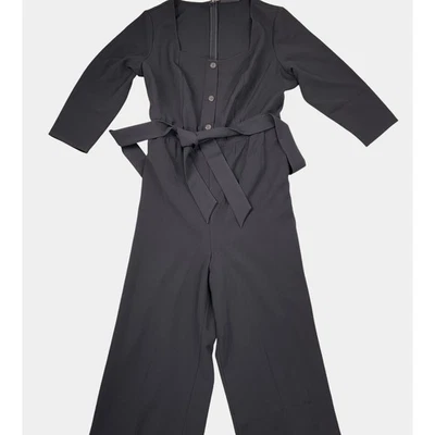 Lane Bryant Women's Jumpsuit Size 16 Black Belted Career Business New w/ Tags - Image 1 of 4