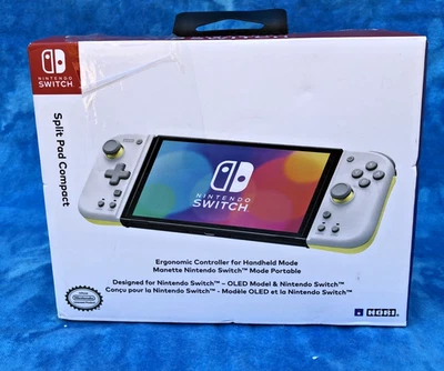 NUEVO EN CAJA Controlador Compacto Nintendo Switch Split Pad Gris Claro/Amarillo Foto 1 de 4