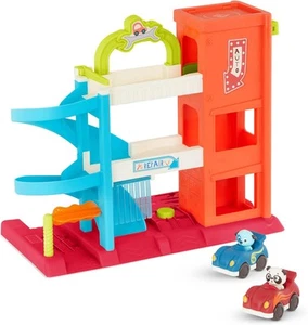 B. toys– Bingo’s Garage- Vehicle Playset Car Garage with Spiral Ramp -... - Picture 1 of 6