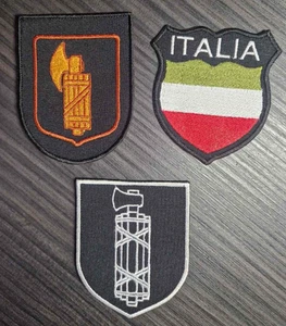 3 Chevrons-Italian volunteer, 2WW,  Wehrmacht, Waffen SS troops. - Picture 1 of 6