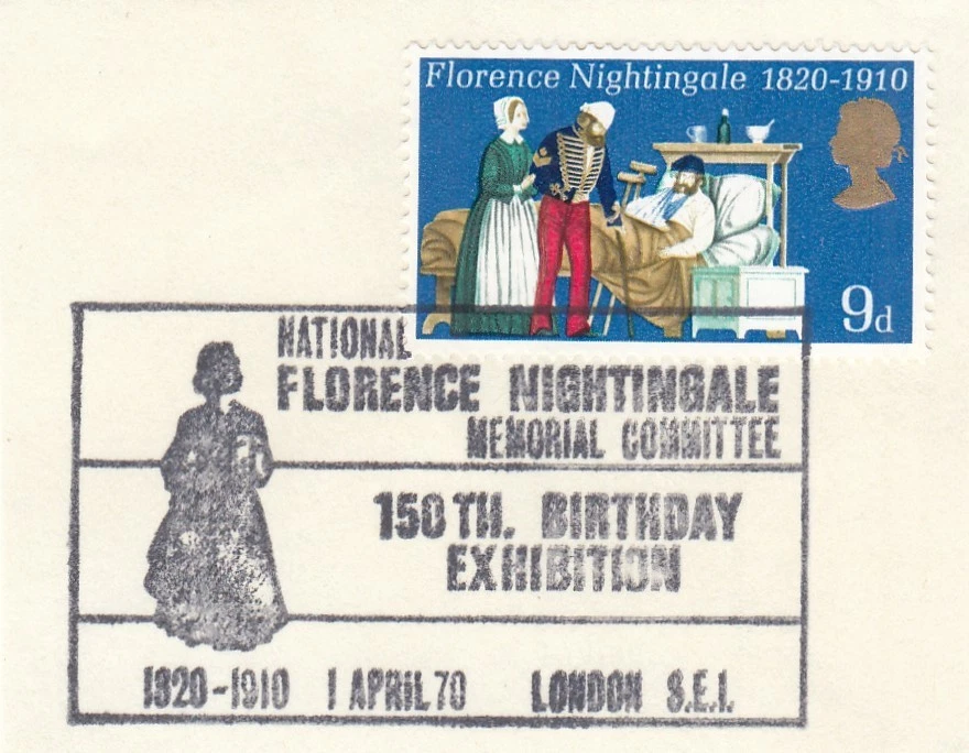 Florence Nightingale Used Memorial Committee London (c) 1970 ON PIECE (150846) - Image 1 of 1
