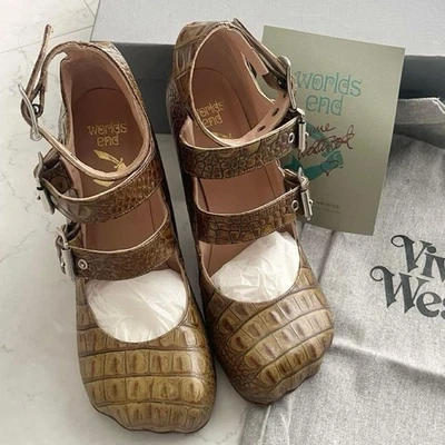 Vivienne Westwood Animal toe Triple Strap Cat Size 5 23.4-24cm New Shoes - Image 1 of 4