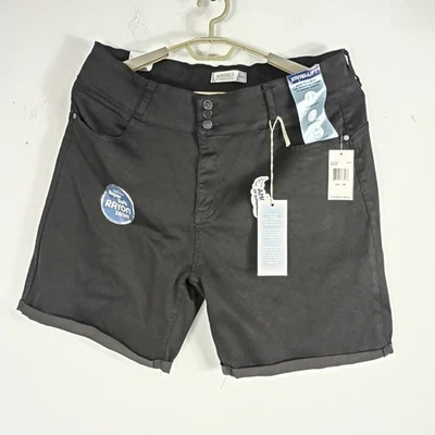 Pantalones Cortos Angels Of Difference Tiro Alto 9" Puños Negros Elastizados Talla 18W Nuevos Foto 1 de 4