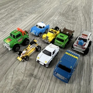 Vintage Road Champs Mini Monster Wheels Trucks Cars Lot Of 8 Micro Machines 80s - Picture 1 of 18