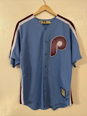 Phillies Bryce Harper #3 Size L Majestic Cooperstown Jersey Made in USA - Image 1 of 4