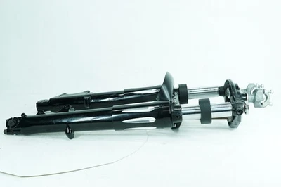 Juego de tres árboles delanteros Harley Touring Road Glide 98 OEM y patas de horquilla derecha deslizantes Foto 1 de 4