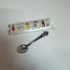 Rolex Bucherer Of Switzerland City of Lugano Vintage Souvenir Spoon In Box - Picture 1 of 5