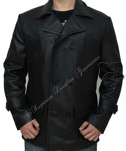 Chaqueta de cuero de vaca German Submariner Segunda Guerra Mundial KRIEGSMARINE para hombre - Nueva con etiquetas - Imagen 1 de 7