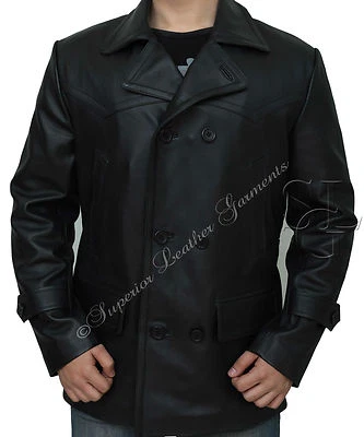German Submariner WW2 Men's KRIEGSMARINE Cow Hide Leather Jacket -  BNWT - Imagem 1 de 4