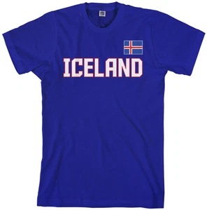 Threadrock Men's Iceland National Team T-shirt Nordic Flag - Bild 1 von 8