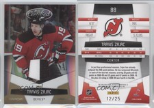 2010-11 Certified Mirror Gold Materials Prime /25 Travis Zajac #88