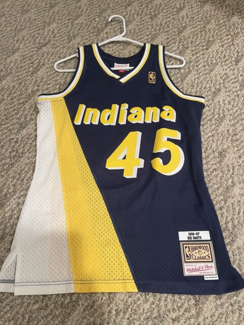 Mark Jackson Indiana Pacers Mitchell & Ness Navy Blue Hardwood Classics  1996-97 Swingman Jersey