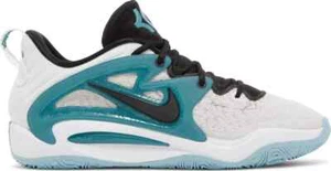 Nike KD 15 "Mariners" (Size 11) FJ1216-100 "White/Teal" Men's Basketball Shoes - Picture 1 of 7