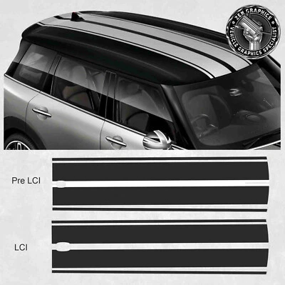 Strisce tetto Exact Spec per Mini F54 Clubman Cooper S JCW adesivi decalcomanie - Immagine 1 di 4