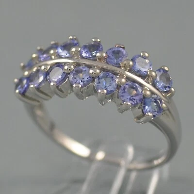 EDEL AA Tansanit Ring 925er Sterling Silber Gr. 57 - Bild 1 von 4