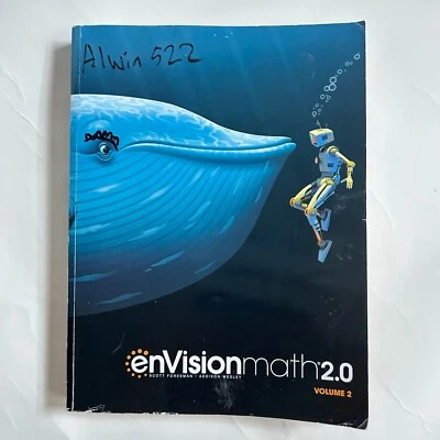 Envision Math 2.0 Grade 5 Volume 2 Student Workbook Pearson ISBN 9780328827466 - Image 1 of 4