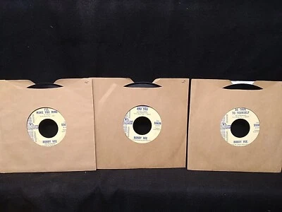 Bobby Vee I'll Make You Mine/Yesterday/Be True To Your 45 RPM PROMO Record Lot-3 - Image 1 of 4