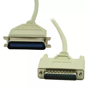 3FT DB25 Male to Centronics 36 Male IEEE1284 Parallel Printer Cable InstallerCCT - Picture 1 of 2