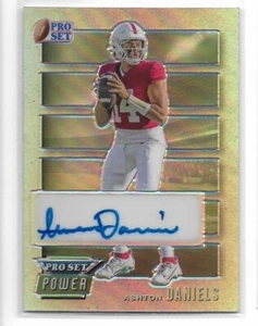 Ashton Daniels 2024 Pro Set, silver prizm auto rookie #d 5 / 15 STANFORD - Picture 1 of 1
