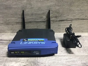 Linksys Wireless G WRT54G V5 Broadband Wi-Fi Router 2.4 GHz w/ Power Cord   #M20 - Picture 1 of 4
