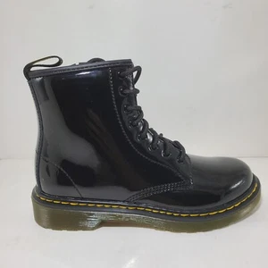 Dr. Martens 15382 Black Zip/ Lace Up Combat Boots Size 3 Unisex  - Picture 1 of 9